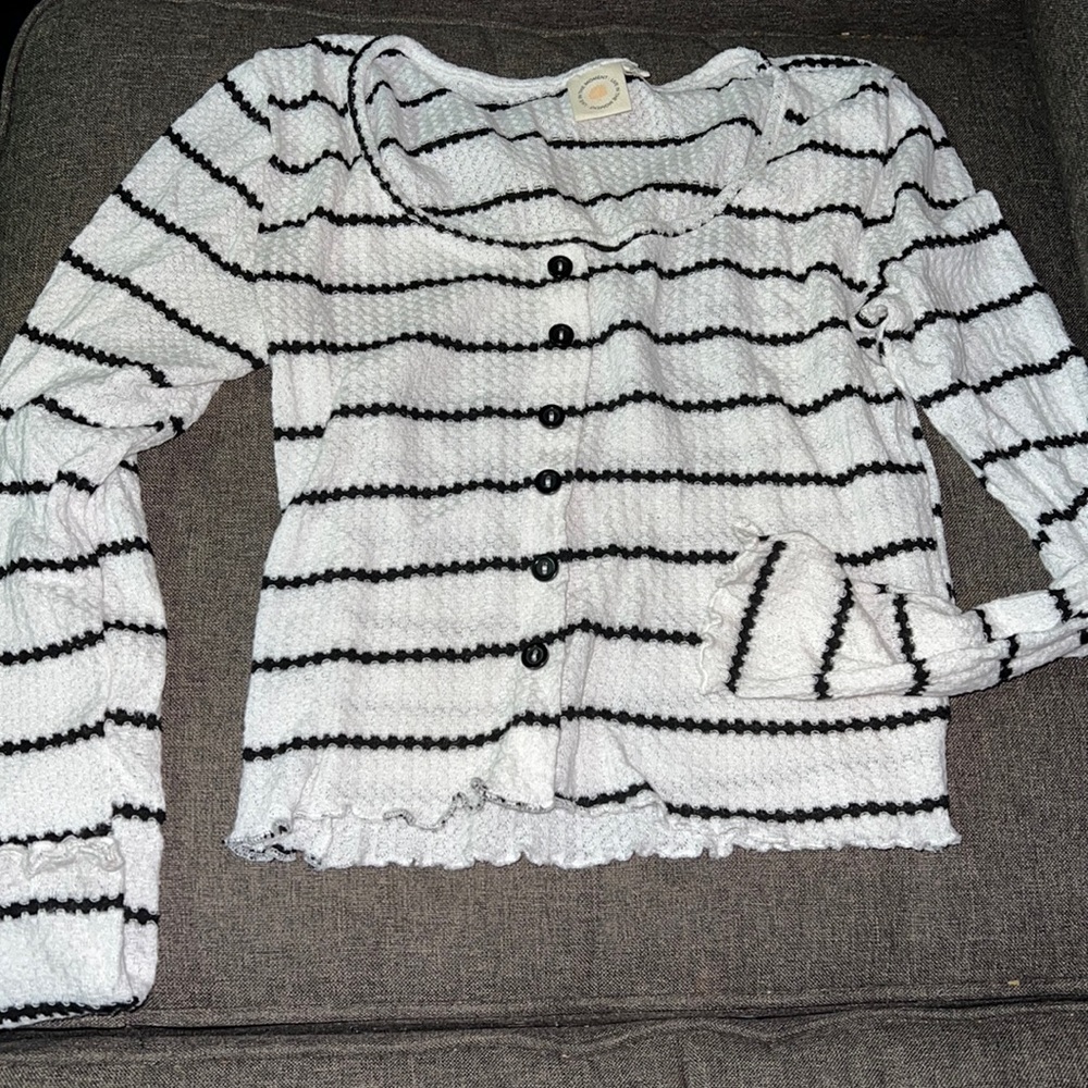 Striped crop top